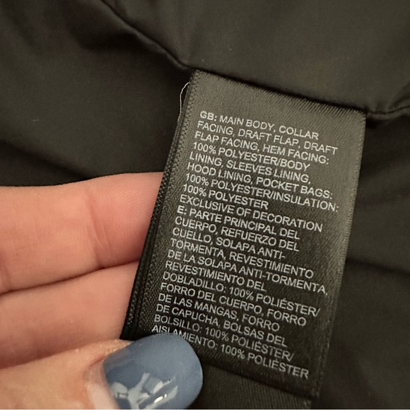 The North Face Tamburello Hooded Parka in Black Size XXL GUC NF0A3VJD - Picture 7 of 9